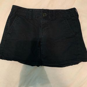 Size 0 American Eagle black midi khaki shorts